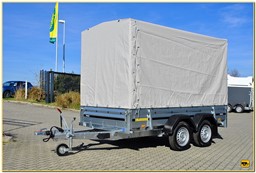 Zeige Details für 2300STB 2000 kg (2500 kg) Tandem Tieflader Stahl mit Plane 190 cm Bild von 2300STB 2000 kg (2500 kg) Tandem Tieflader Stahl mit Plane 190 cm