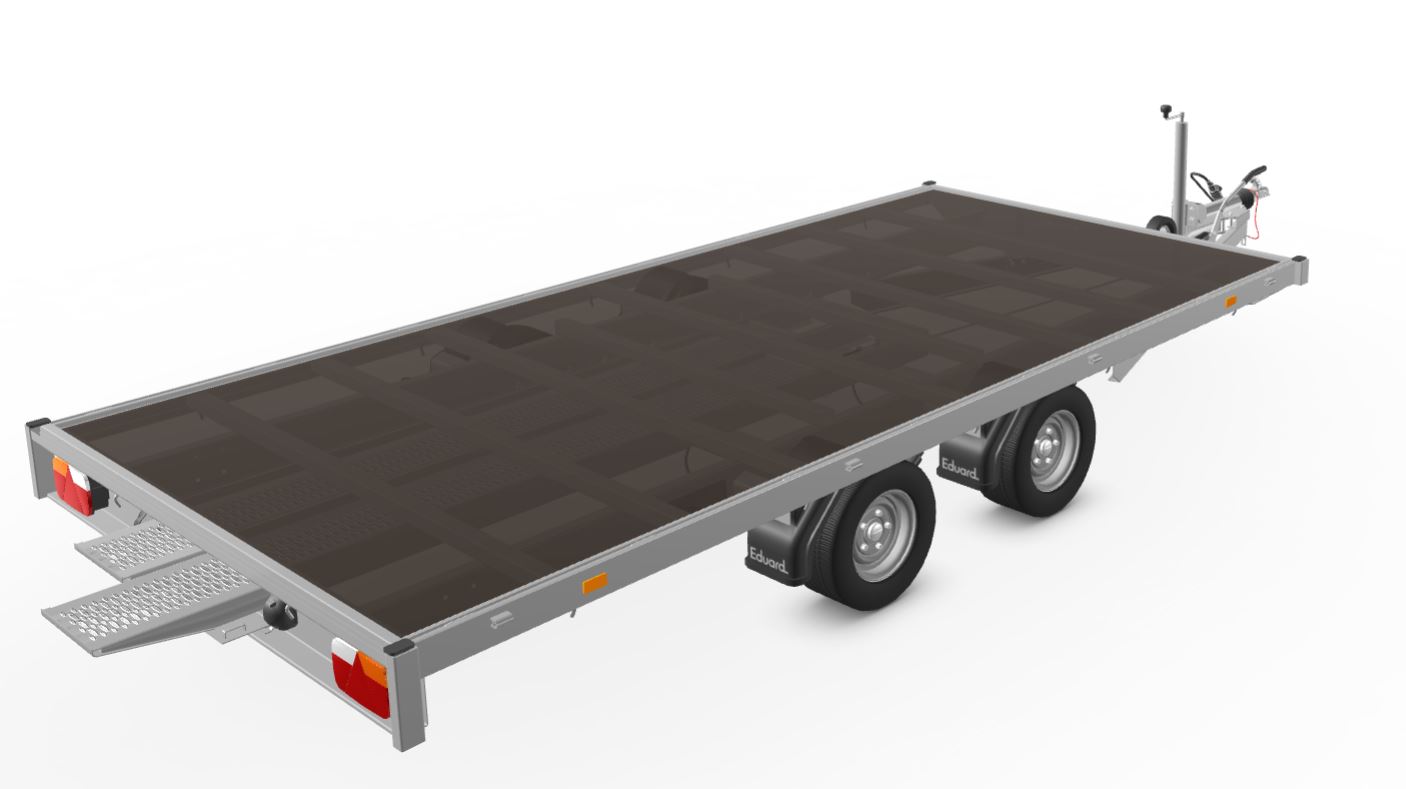 Autotransporter Tandem  gebremst - Miete 1 Tag