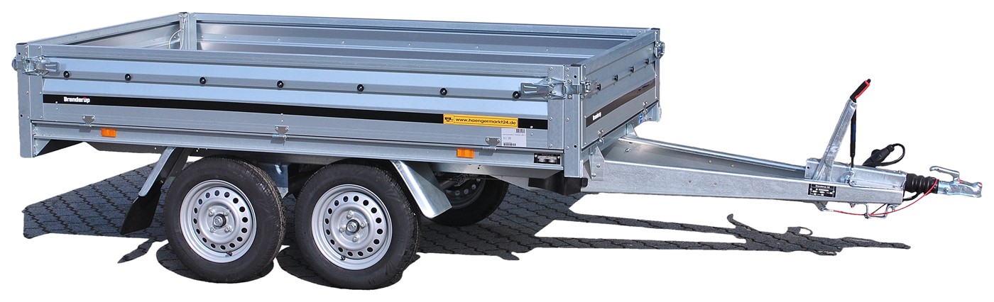 Pkw Anhnger 1000 Kg Gebremst Hochlader
